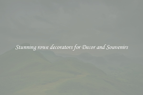 Stunning rowe decorators for Decor and Souvenirs