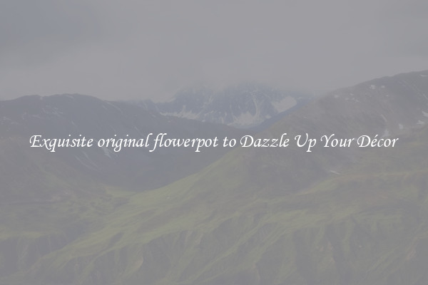 Exquisite original flowerpot to Dazzle Up Your Décor 