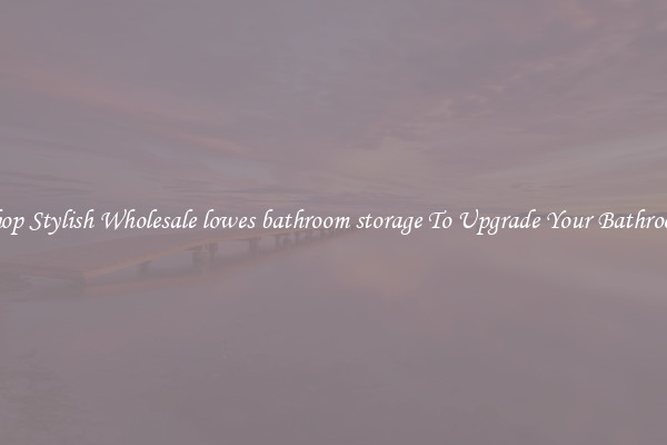 Shop Stylish Wholesale lowes bathroom storage To Upgrade Your Bathroom
