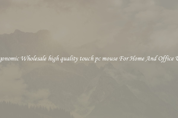 Ergonomic Wholesale high quality touch pc mouse For Home And Office Use.
